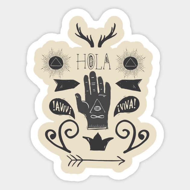 Mystic Symbols Sticker by Leela